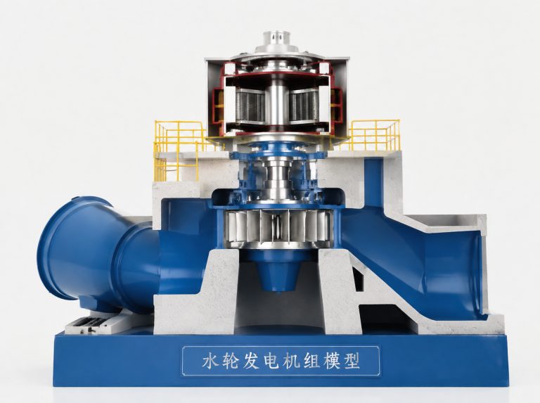 宁波水轮发电机组剖视模型